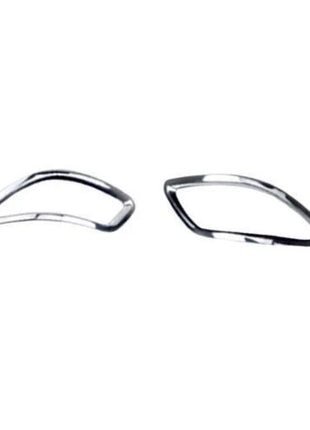 For Lexus RX350 450h 2013-2015 Chrome ABS Rear Bumper Fog Light Frame Cover Trim