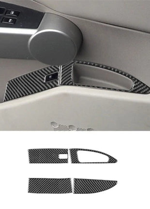 4Pcs Fuel Tank Cap Switch Button Trim Cover For Nissan Quest 2004-2006 Type A