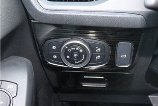 Black Headlight Switch Control Titanium Frame Trim For Ford Focus ST RS 2019-20