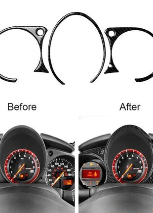 1 Set Carbon Fiber Instrument Cluster Panel Cover Trim For Nissan 370Z 2009-2020