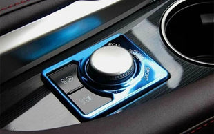 Console Driving Mode Button Ring Trim For Lexus RX350 450h 2016-19 Blue Titanium