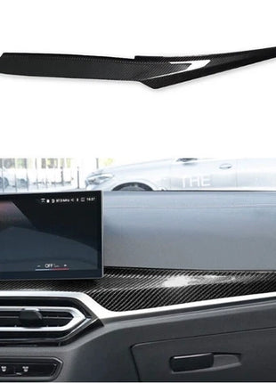 Carbon Fiber Center Console Dashboard Panel Cover For Bmw 3 Series G20 G28 2023+