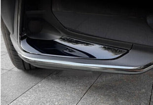 Black Steel Front Bumper Corner Spoiler Cover Trim For Lexus NX250 350h 2022-23
