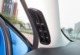 A pillar air outlet vent cover trim For 2019-2020 Ford Focus ST RS carbon fiber