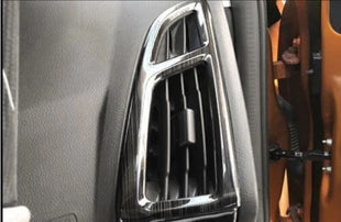 Console L&R Air Outlet Vent Trim 4PCS For Ford Focus 2012-2018 Black Titanium