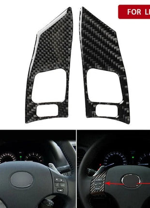 For Lexus IS250 350 2006-2012 Carbon Fiber Decor Inner Steering Wheel Trim Cover