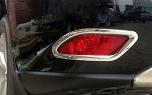 For Lexus RX350 450h 2013-2015 Chrome ABS Rear Bumper Fog Light Frame Cover Trim