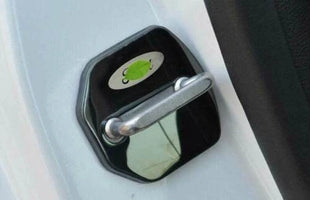 4PCS Cover Trim Door Lock Protection For Ford Focus ST RS Black 2012-2018 Steel