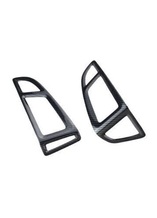 ABS carbon fiber console L&R air outlet vent trim For 2012-2018 Ford Focus ST RS