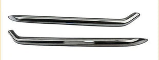 Black Steel Front Bumper Corner Spoiler Cover Trim For Lexus NX250 350h 2022-23