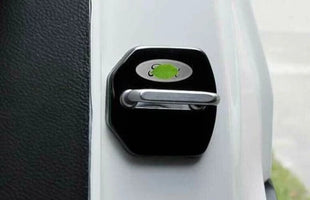 4PCS Cover Trim Door Lock Protection For Ford Focus ST RS Black 2012-2018 Steel