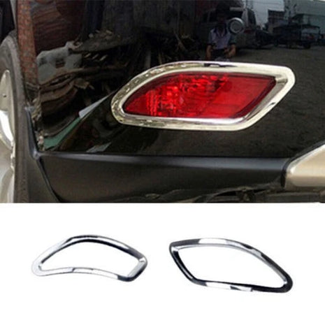 For Lexus RX350 450h 2013-2015 Chrome ABS Rear Bumper Fog Light Frame Cover Trim