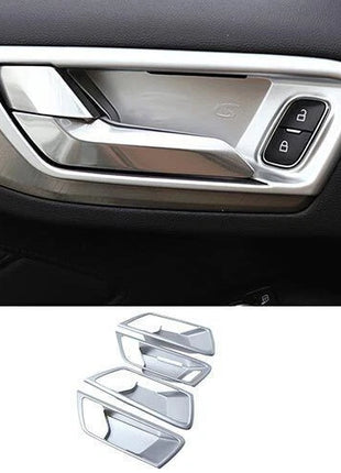 4pcs Silver ABS Inner Door Bowl Cover Decoration Fit for Ford Focus 2019-2020