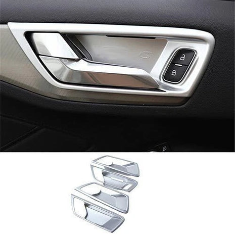 4pcs Silver ABS Inner Door Bowl Cover Decoration Fit for Ford Focus 2019-2020