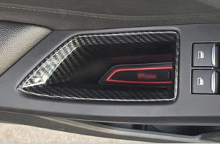 Car door storage box carbon fiber For Ford Focus ST RS ABS 2019-2020 cover trim