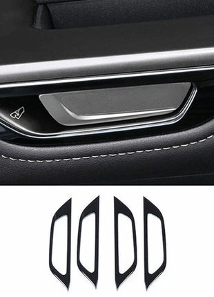 For Lexus NX250 350 2022-23 Black Titanium Inner Door Handle Frame Cover Trim 4P