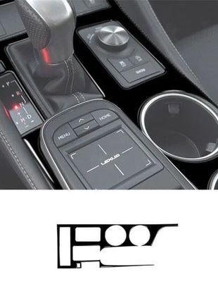 Gloss Black Gear Shift Panel Cover Trim For Lexus RC300 350 200T 2015-2020