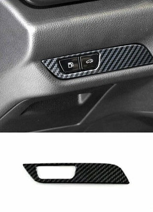For Lexus NX250 350 2022-23 Carbon Fiber Style Fuel Tank Switch Panel Cover Trim