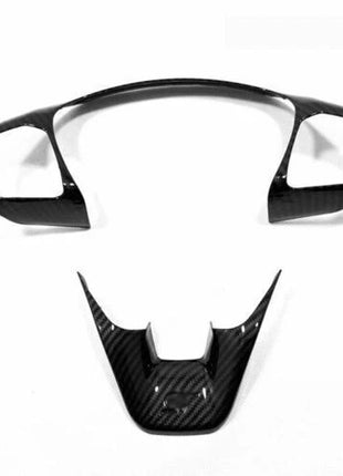 ABS Steering wheel strip For Ford Focus ST RS 2019-2020 cover trim carbon fiber