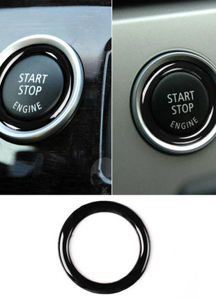 Black Engine Start Stop Button Cover For Bmw 3 Series E90 E92 E93 Z4 E89 2009-12