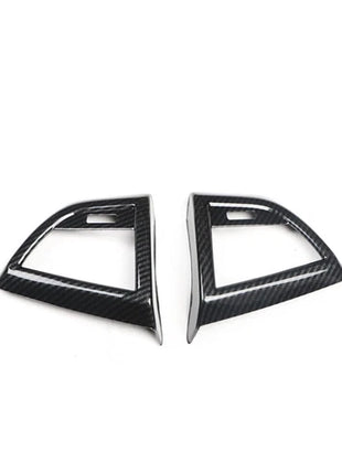 For Hyundai Veloster 11-16 Carbon Fiber Inner L&r Ac Air Outlet Vent Cover Trim