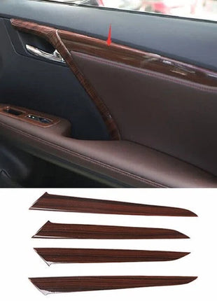 For Lexus RX350 450h 2016-2022 Wood Grain Car Inner Door Panel Trim Cover Strip