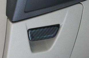 Carbon Fiber Interior Storage Box Handle For Ford Focus 2PC Cover Trim 2012-2018