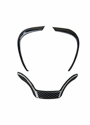 Steering Wheel Decor Cover Trim 3PCS For Lexus UX200 250h 2019-2023 Carbon Fiber