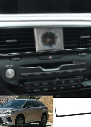 Black Titanium Console Air Outlet Vent Frame Tim For Lexus RX350 450h 2016-2022