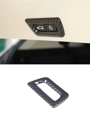 Carbon Abs Tailgate 2 Button Cover For Bmw 5 6 7 Series X3 X4 X5 X6 G30 G32 G01