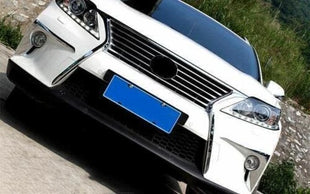 For Lexus RX350 450h 2013-15 F Sport Chrome Front Bumper Fog Light Strip Trim 2X
