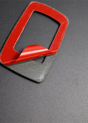 Red Carbon Fiber Window Lift Switch Button Trim For Bmw 3 Series E90 E92 2005-12