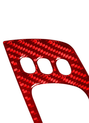 4Pcs Red Carbon Fiber Interior Door Handle Cover Trim For Lexus RX330 RX350