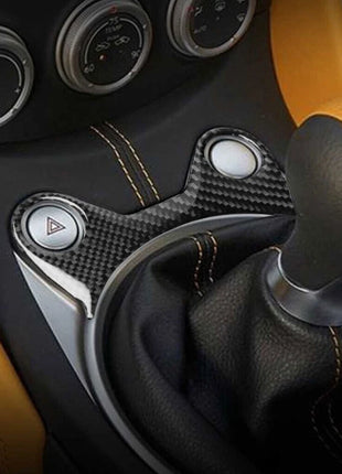 Carbon Fiber Inner Upper Gear Shift Panel Cover Trim For 2009-2020 Nissan 370z