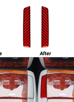 50Pcs Red Carbon Fiber Cover Trim Kit For LEXUS RX330 2004-2006 RX350 2006-2009
