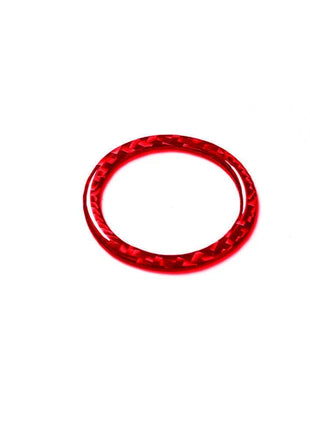Red Carbon Fiber Engine Push Start Button Cover For Lexus IS250 300 350 2006-17