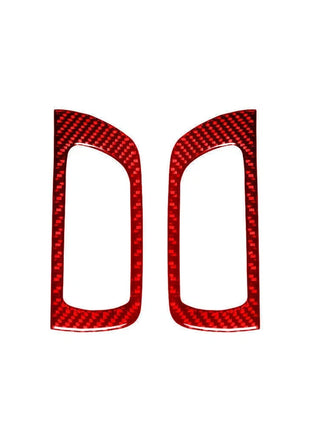 4Pcs Red Carbon Fiber Interior Door Handle Cover Trim For Lexus RX330 RX350
