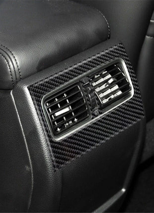 Carbon Fiber Rear Vent Outlet Panel Cover Trim For Nissan Altima 2013-2015