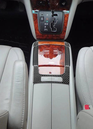 5Pcs Carbon Fiber Floor Console Panel Cover Trim For LEXUS RX330 RX350 2004-2009