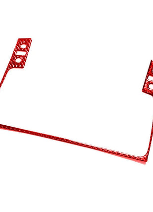 Red Carbon Fiber GPS Navigation Panel Cover Trim TypeB For Lexus IS250 2006-2012
