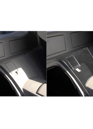 Carbon Fiber Rear Center Console Panel Trim Cover For Nissan 350Z 2003-2009
