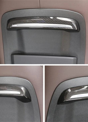 Carbon Fiber Abs Seat Back Panel Decorative Cover For Bmw 3 Series G20 G28 2020+
