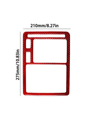Red Carbon Fiber Overhead Console Frame Trim For LEXUS RX330 RX350 2004-2009