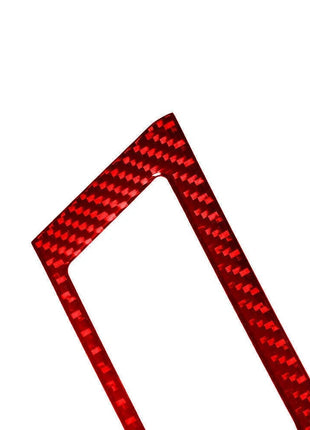 Red Carbon FiberCenter Air Vent Outlet Cover Trim For Lexus RX330 350 2004-2009