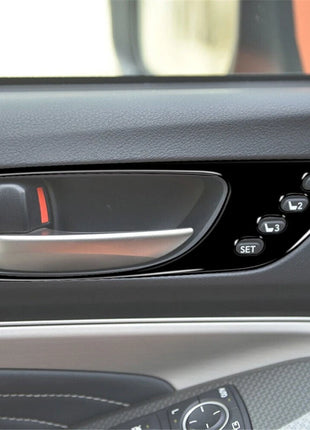 2X Gloss Black Inner Door Handle Cover Trim For Lexus RC300 350 200T 2015-2020