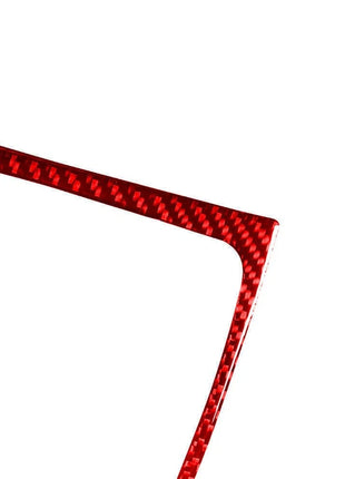 Red Carbon Fiber Interior Central Console Cover Trim For Lexus RX300 1998-2003 A
