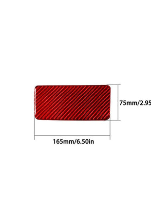 Red Carbon Fiber Interior Overhead Console Cover Trim For Lexus RX300 1998-2003