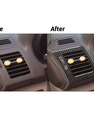 2x Carbon Fiber Side Air Vent Outlet Cover Trim For Lexus RX330 RX350 2004-2009