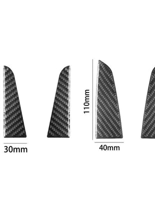 4Pcs Carbon Fiber Door Pull Inner Panel Cover Trim For Nissan Altima 2019-2022