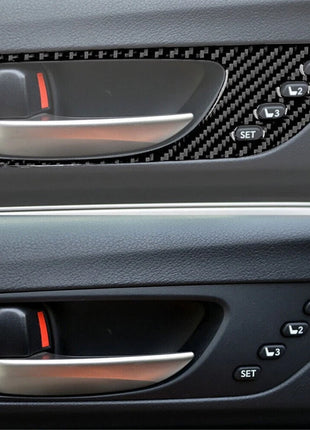 2X Carbon Fiber Inner Door Handle Cover Trim For Lexus RC300 350 200T 2015-2020